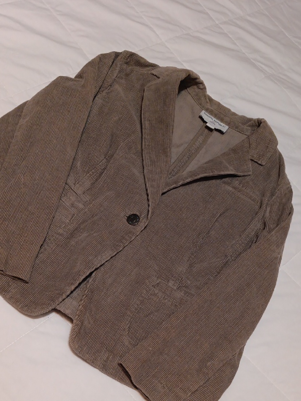 Banana Republic Olive Corduroy Blazer Jacket